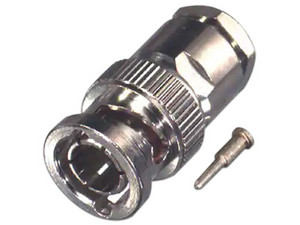 Conector RF Industries RFB-1701-D, Tipo BNC Macho, Tipo Roscable para Cable RG-59/U.