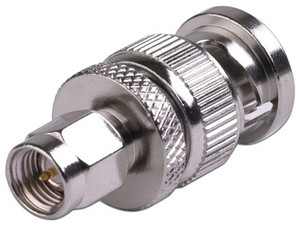 Adaptador en Línea RF INDUSTRIES RSA-3459 de Conector SMA Macho a BNC Macho.