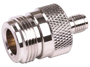 Adaptador en Línea RF INDUSTRIES RSA-3477 de Conector SMA Hembra a N Hembra, Níquel, Oro, Teflón.