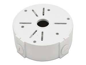 Caja de Conexiones Universal, Metal, Uso en Bala, Domo y Turret, Uso en Interior. Color Blanco
