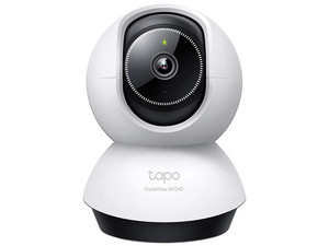 Cámara IP TP-Link Tapo C200 de 2MP, Resolución Full HD 1440P, IR hasta 9+m, Pan/Tilt, Soporta microSD hasta 128GB, Wi-Fi. Color Blanco.