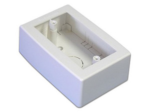 Caja de conexiones Thorsman TMKS1 para para instalaciones de servicio de energía voz y datos en superficie. Color Blanco