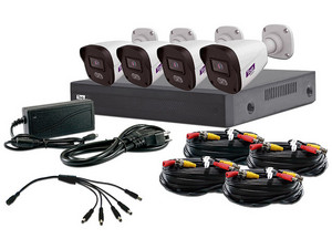 Kit de Vigilancia Top Vision TOP24ADLKIT, Incluye DVR XVR-204AI de 4 Canales 1080 Lite, Audio por Coaxial o UTP, Analítica Básica Integrada SMD, Detección de Objetivo, 4 Cámaras Tipo Bala TBDL202A de 2MP, Lente de 2.8mm, Luz Dual y Micrófono.
