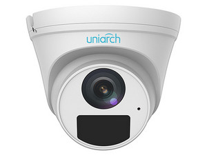 Cámara IP Tipo Torre Uniarch IPC-T122-APF28-E de 2MP (1920 x 1080), Lente de 2.8mm, IR ahsta 30m, IP67, Color Blanco.