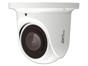 Cámara IP de Vigilancia Tipo Domo ZKTeco ES-855P21C-S7-MI de 5MP, Lente Fijo de 2.8mm (2560 x 1920p), H.265, IR de hasta 30m, IP67, PoE.