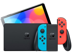 Consola Nintendo Switch OLED Neon 64GB.