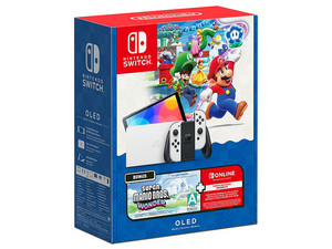 Consola Hibrida Nintendo Switch OLED. Incluye Videojuego Superior Mario Bros Wonder, Incluye 3 Meses de Nintendo Online. Consola Hibrida Nintendo Switch OLED. Incluye Videojuego Superior Mario Bros Wonder, Incluye 3 Meses de Nintendo Online.