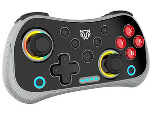 Control Balam Rush Pocket G555 Azender, inalámbrico, Bluetooth, Diseño Retro, RGB, Color Negro.