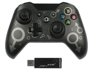 Control Inalambrico Blackpcs N-1, Compatible Con Xbox One, PS3 , PC. Color Negro