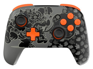 Control Inalámbrico Turtle Beach Rematch Blackout Bowser, Compatible con Nintendo Switch. Color Negro.
