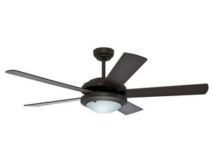 Ventilador de techo Hunter 52942, Cableado, 5 aspas, Con Luz, de 52", Color Bronce.