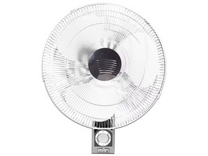 Ventilador de Pared Man VWB-1116 de 16", 3 velocidades, 110V. Color Blanco.