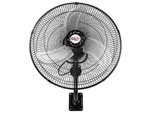 Ventilador de Pared Mytek 3196, de 18", Circular, Oscilatorio 360 grados. Color Negro.