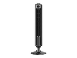 Ventilador de Torre Mytek 3430 de 40W, 3 Velocidades con control remoto, Oscilación de 90 grados. Color Negro.