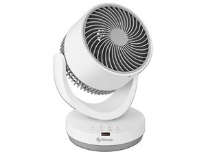 Ventilador de Escritorio Steren FAN-300 Oscilador Con Temporizador y Control Remoto. Color Blanco.