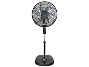 Ventilador de Pedestal Taurus Silent Power de 18", 3 Velocidades. Color Negro.