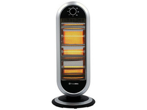 Calefactor TravelAire TAE1200Q de 1200W, Cuarzo, 110V, 3 Niveles. Color Negro.