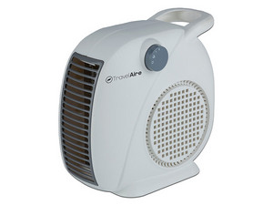 Calefactor TravelAire TAE518 tipo Ventilador de 1500W, 110V. Color Blanco.