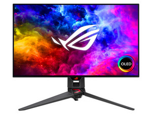 Monitor Gamer ASUS ROG Swift PG27AQDM de 26.5", Resolución 2560 x 1440, 0.03 ms, 240Hz, NVIDIA G-Sync, AMD FreeSync.