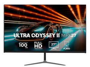 Monitor Gamer Balam Rush Ultra Odyssey II MFX27 de 27", Resolución 1920 x 1080 (Full HD 1080p), 100Hz, 1ms, Color Negro.