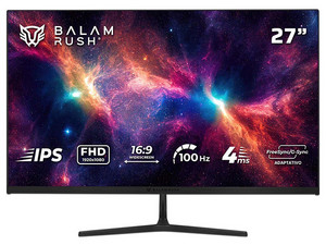 Monitor Gamer Balam Rush Nebula MNG27Y de 27", Resolución 1920 x 1080 (Full HD 1080p), 4 ms, Color Negro.