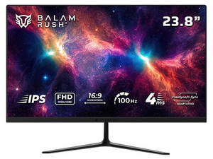 Monitor Balam Rush BR-943062 Nebula MNG24Y, 23.8″, Plano, IPS, DP, HDMI, Color Negro.