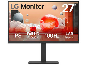Monitor LED LG 27BA650-B de 27", Resolución 1920 x 1080 (Full HD 1080p), 5 ms