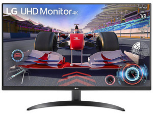 Monitor Gamer LED LG 32UR500K de 31.5", Resolución 3840 x 2160 (Ultra HD 4K), 4 ms, HDR, 60Hz.