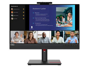 Monitor Lenovo ThinkVision T24v-30 de 23.8", Resolución 1920 x 1080 (Full HD 1080p), 75Hz, 4 ms, Color Negro.