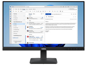 Monitor LENOVO S24-4E de 23.8", IPS, Resolución 1920 x 1080 (Full HD 1080p), Anti-Glare, Color Negro.