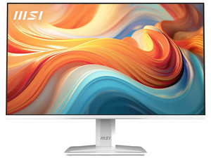 Monitor LCD MSI PRO MP243W E14 de 23.8", Resolución 1920 x 1080 (Full HD 1080p), 1 ms, 144 Hz. Color Blanco.