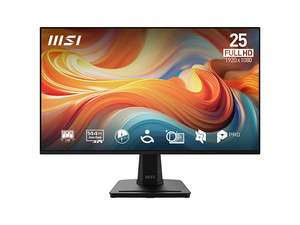 Monitor IPS MSI PRO MP251 E14L de 24.5", Resolución 1920 x 1080 (Full HD 1080p), 1 ms, 144 Hz. Color Negro.