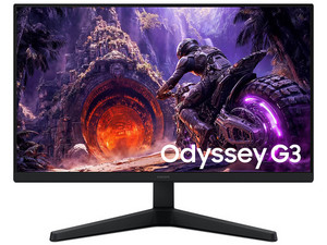 Monitor IPS Gamer Samsung Odyssey G3 LS24HG300ELXZX de 24", Resolución 1920 x 1080 (Full HD 1080p), 1 ms, 200 Hz. Color Negro.
