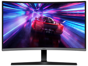 Monitor Curvo Samsung Essential S3 de 27", Resolución 1920 x 1080 (Full HD 1080p), Eye Saver, Flicker Free, 100Hz, 4ms, Color Negro.
