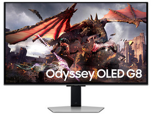 Monitor Gamer OLED Samsung Odyssey G8 G80SD de 32",  Resolución 3840 x 2160 (Ultra HD 4K), HDR10, 240Hz, 1ms, Color Negro. 