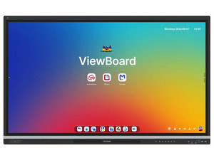 Pantalla Interactiva ViewSonic ViewBoiard IFP8651 de 86", Resolución 3840 x 2160 (Ultra HD 4K), 6.5 ms, Android. Color Negro.