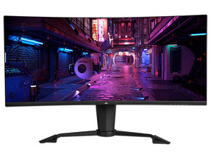 Monitor Curvo Yeyian YMC-VA34-01 de 34", Resolución 3440 x 1440, 1 ms. Color Negro