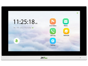 Monitor de Video IP Inteligente, para Interiores, Pantalla Táctil LCD HD 7", Soporta Video Portero, Control de Acceso, Protocolo ONVIF e IPC, Protocolo SIP.