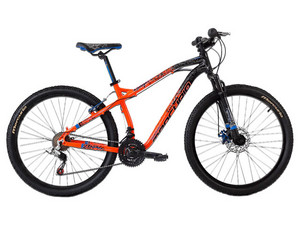 Bicicleta para Montaña Mercurio Ranger R26, Frenos Delanteros de Disco, Suspensión Tipo Tijera, Color Naranja.