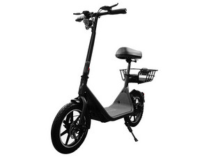 Scooter Eléctrico Vorago SC-400, Motor de 400W, Velocidad Máxima de 25 km/h, Autonomía de 35 km, Ruedas de 14", Color Negro.