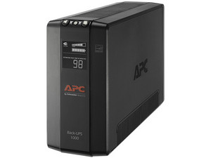 Batería de Respaldo APC BX1000M-LM60 1,000VA/600Watts con 8 contactos, NEMA 5-15P, voltaje de entrada 120V.