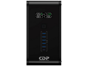 No Break CDP R-SMART 1010 de 1000VA (500W) 5 Contactos, Respaldo de Batería y Regulador AVR, 5 Contactos con Supresión.