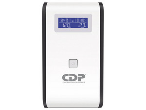 No Break CDP R-SMART 1010 de 1000VA (500W) 5 Contactos, Respaldo de Batería y Regulador AVR, 5 Contactos con Supresión. Color Blanco.