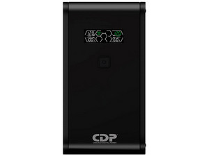 No Break CDP R-SMART751 de 750VA (350W), 5 contactos con respaldo de batería y regulador AVR, 5 Contactos con supresión de picos. Color Negro