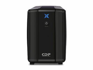 UPS CDP R-UPR758 de 750VA / 375W con 8 Salidas NEMA 5-15R, AVR integrado. Color Negro.