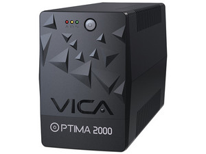 Batería de Respaldo Optima 2000 VICA, 2000VA, 1200W, con 8 tomas reguladas