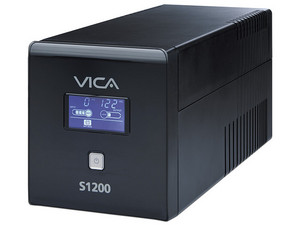 NO-BREAK con regulador VICA, 600 W (1200 VA) con 6 conexiones Nema 5-15R.