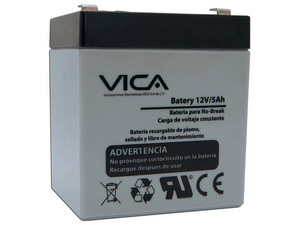 Batería de Remplazo Vica para todo tipo de No Breaks, 12V, 5Ah.