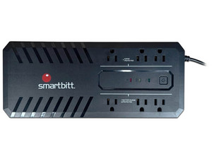 No Break Smartbitt SBNB480M 480VA/240W, 6 Contacts, Color Negro.