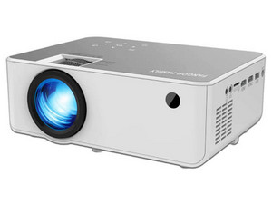 Proyector Portatil Fangor 230, Resolución de 1920 x 1080, Contraste 10,000:1 y 6,500 ANSI-Lumens, Wi Fi, Bluetooth, Color Blanco.